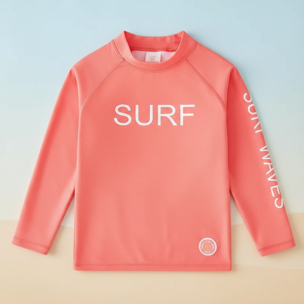 SunShield – Protective & Soft – Kids' Surf Shirt with Long Sleeves and UPF 50+