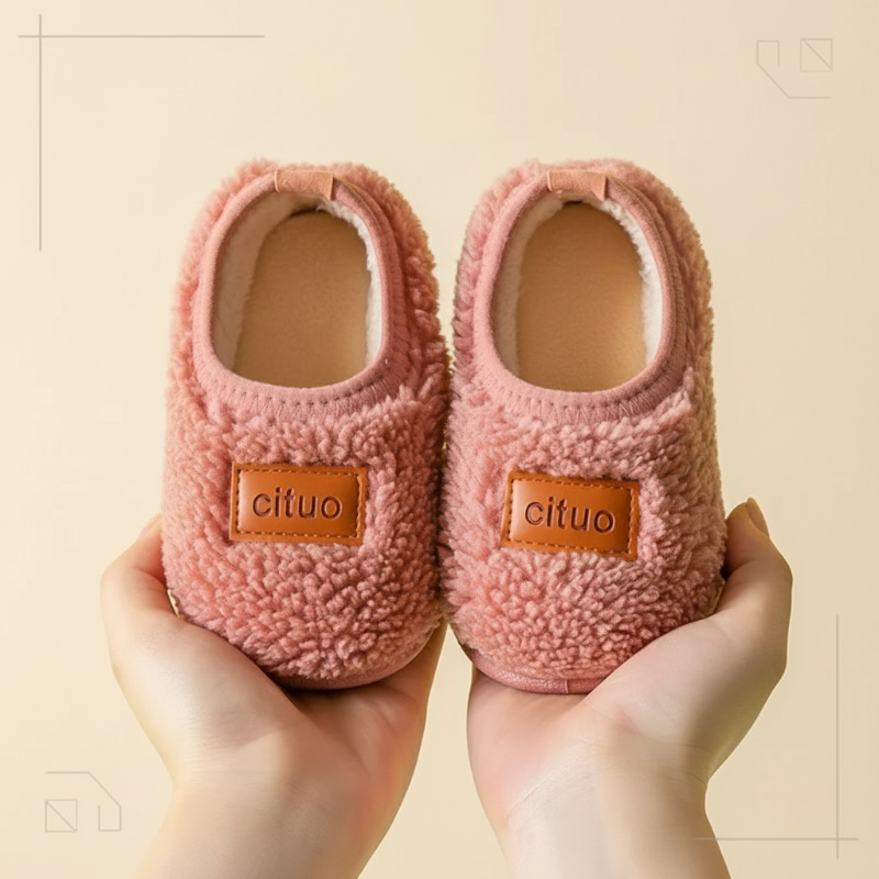 Kids Winter Slippers | Insulated | Non-Slip Sole Machine for All Ages