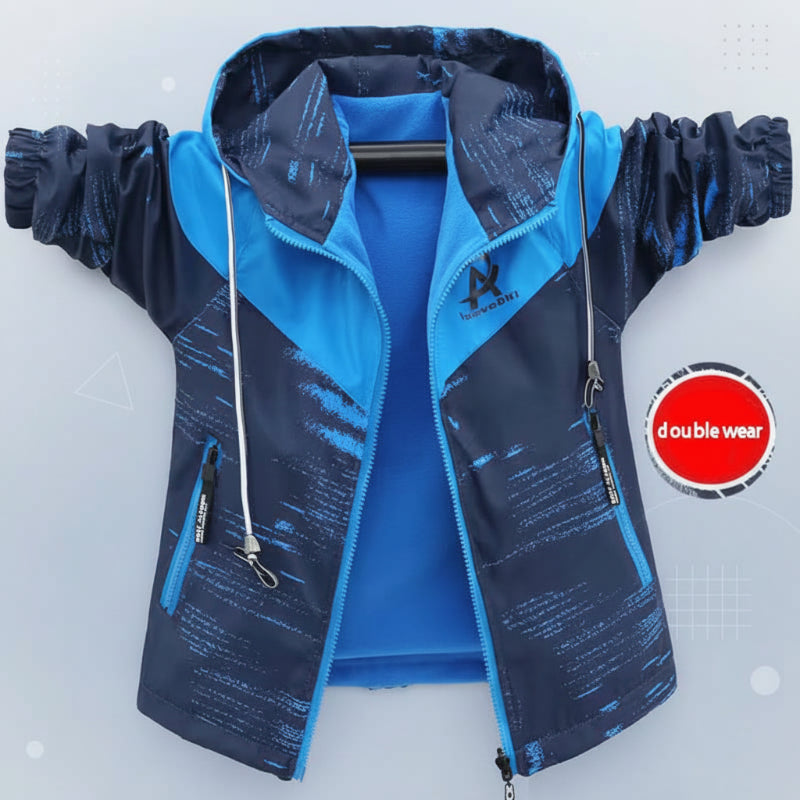 Reversible Kids Jacket – Waterproof & Windproof – Lightweight Jacket