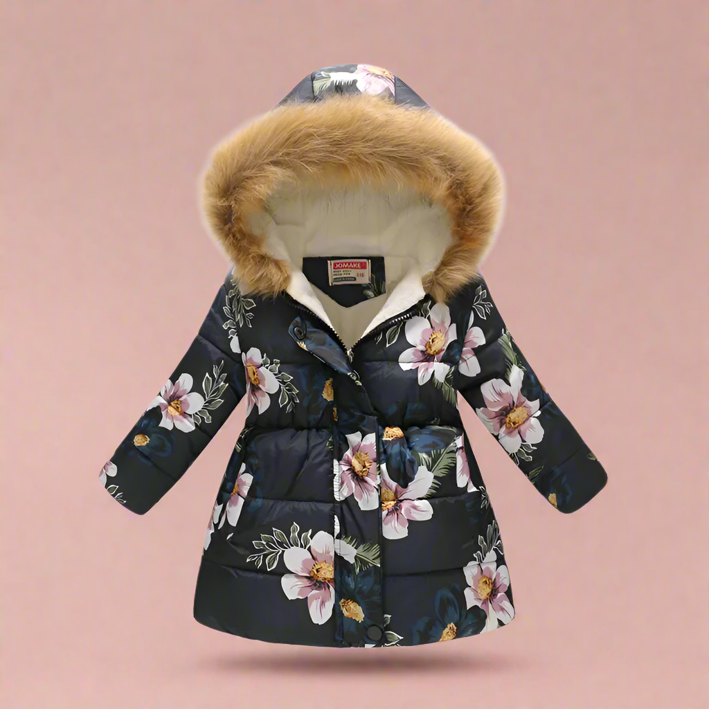 Kids Padded Winter Jacket | Structured Design | Girls Soft Fabric