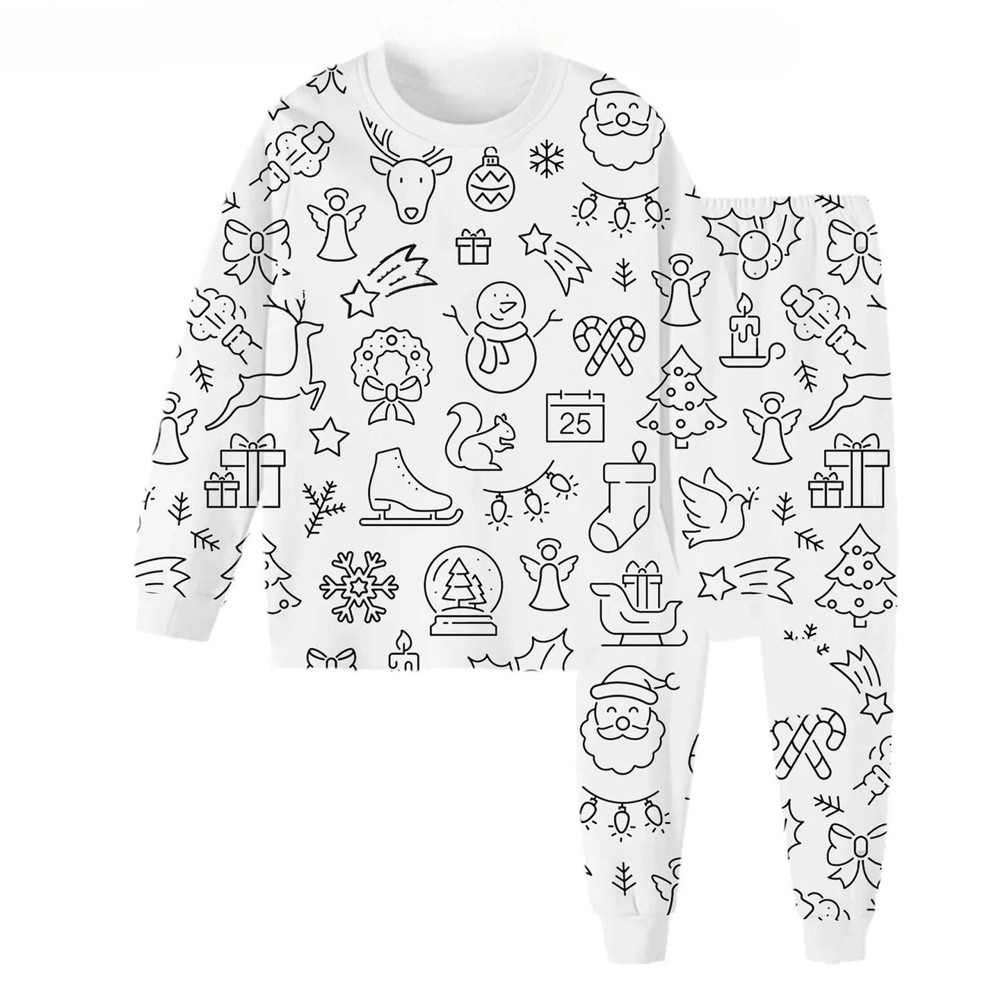 Kids Pajama Set | Colorful Design | Toddler Sleep Comfortable Design