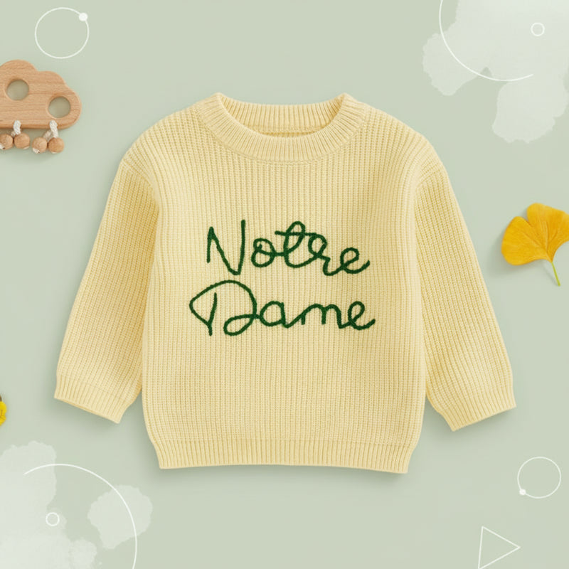 Kids Sweater | Crew Neck | Long Sleeve for Kids Elastic Waistband