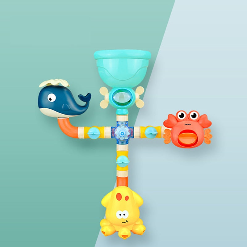 Kids Bath Toys | Floating Squirt Friends | Water Play Set Boys and