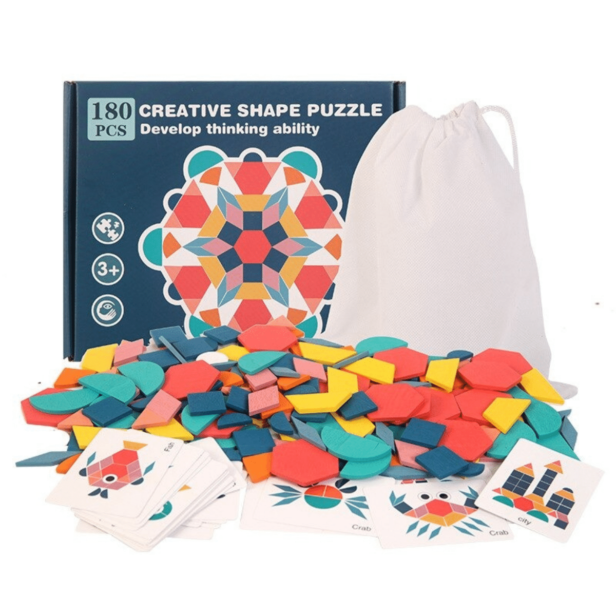 Kids Puzzle | Geometric Shapes | Pattern Building Comfortable Design
