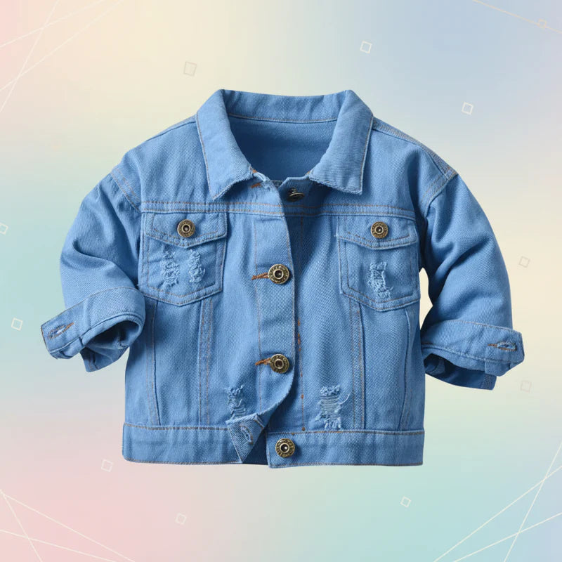 Kids Denim Jacket | Lightweight | Button Closure Machine for All Ages