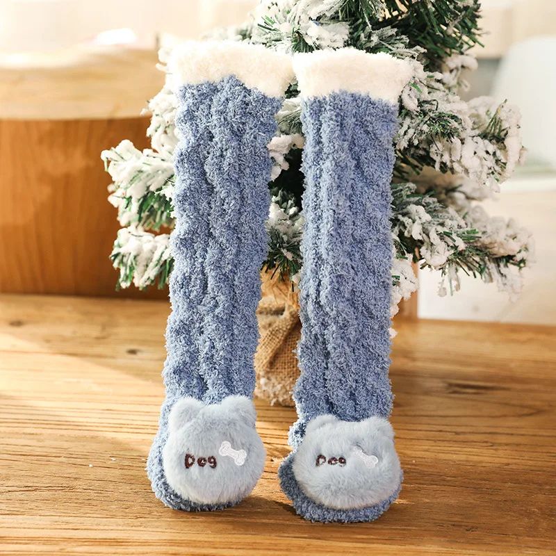 Kids Long Baby Socks | Extra Insulated | Grip Sole Boys and Girls