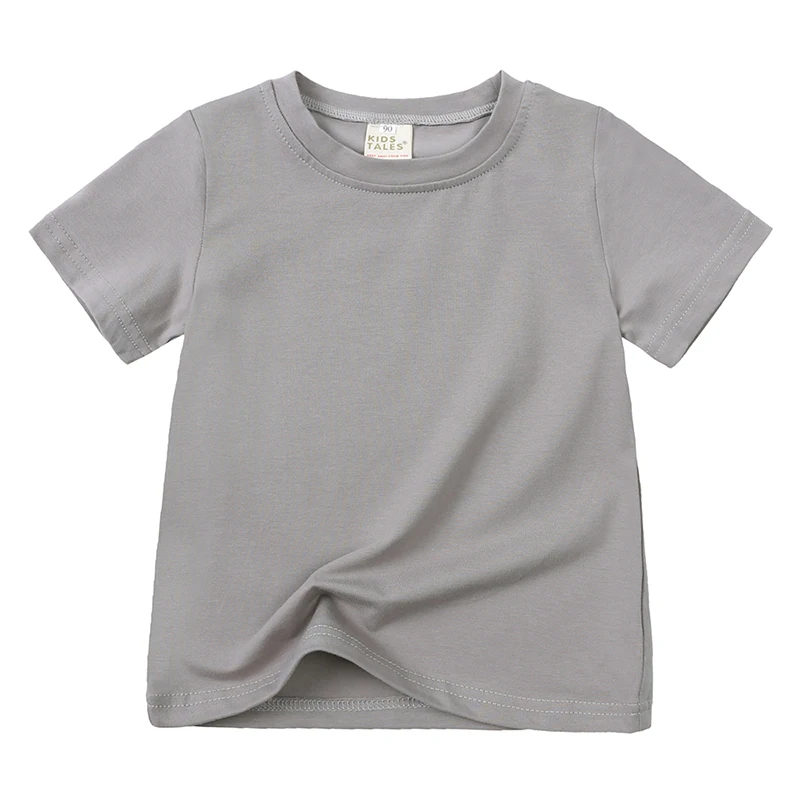 Kids Short Sleeve T-Shirt | Cotton | Crew Neck Unisex Design Cotton