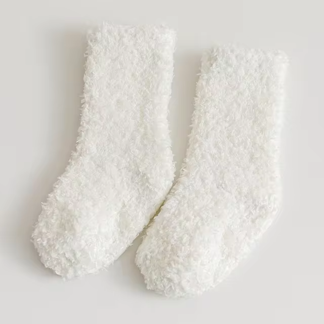 Kids Fleece Socks | Insulated | Elastic Cuff Lightweight Design Soft