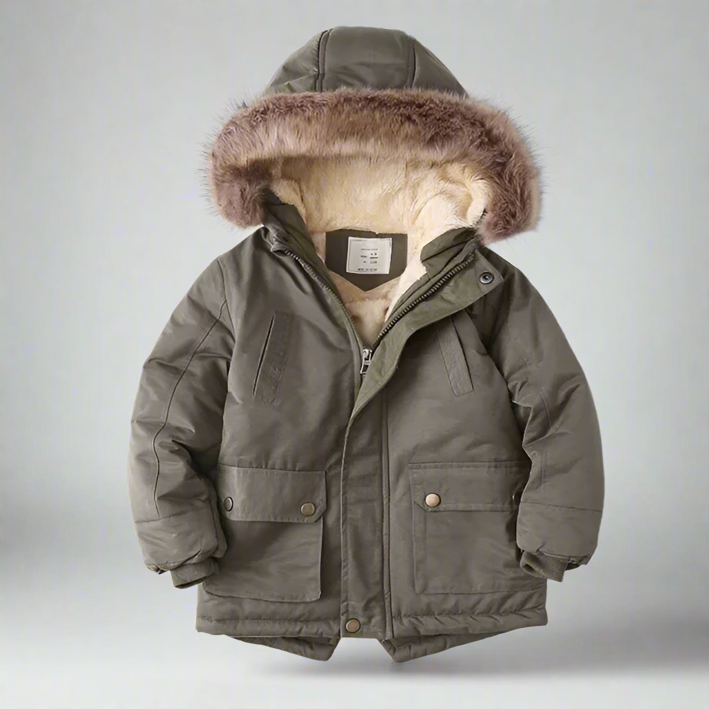 CozyTrend – Elegant & Warm – Parka Winter Jacket with Fur Collar