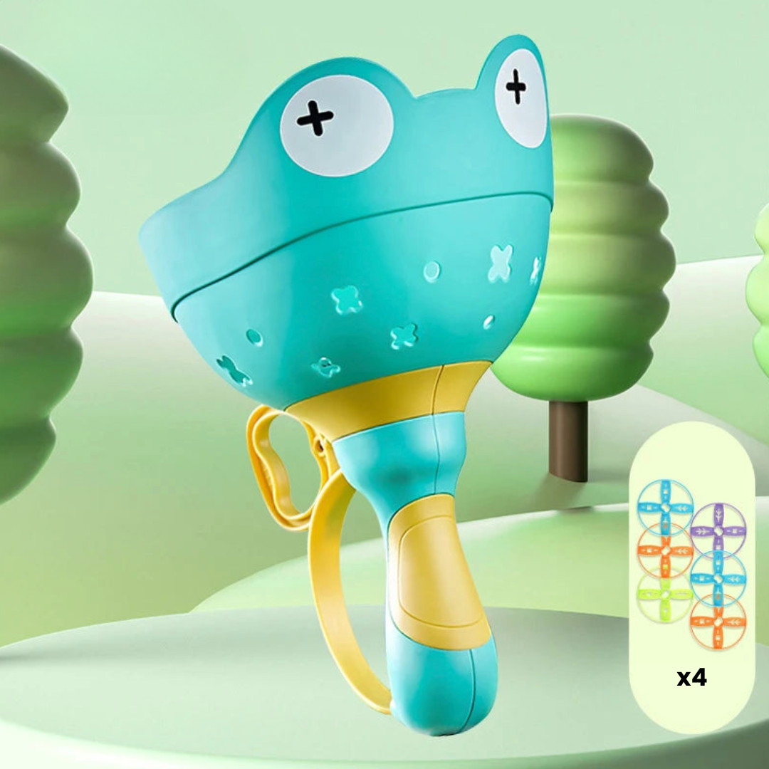 Kids Flying Disc Set | Catapult Launcher | Outdoor Boys and Girls