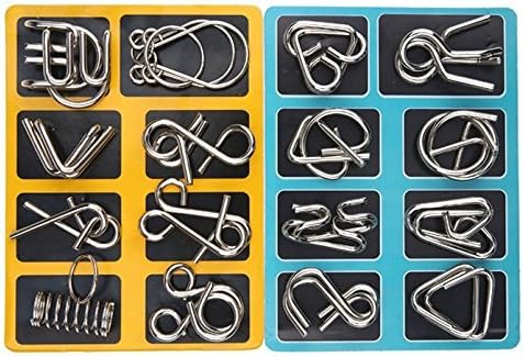 Metal Puzzle Ring Set™ - Metal Puzzle Fun - Puzzle Ring