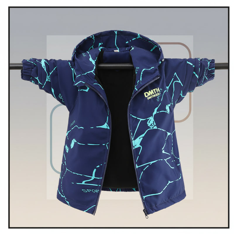 Kids Reversible Jacket | Waterproof | Windproof Elastic Waistband