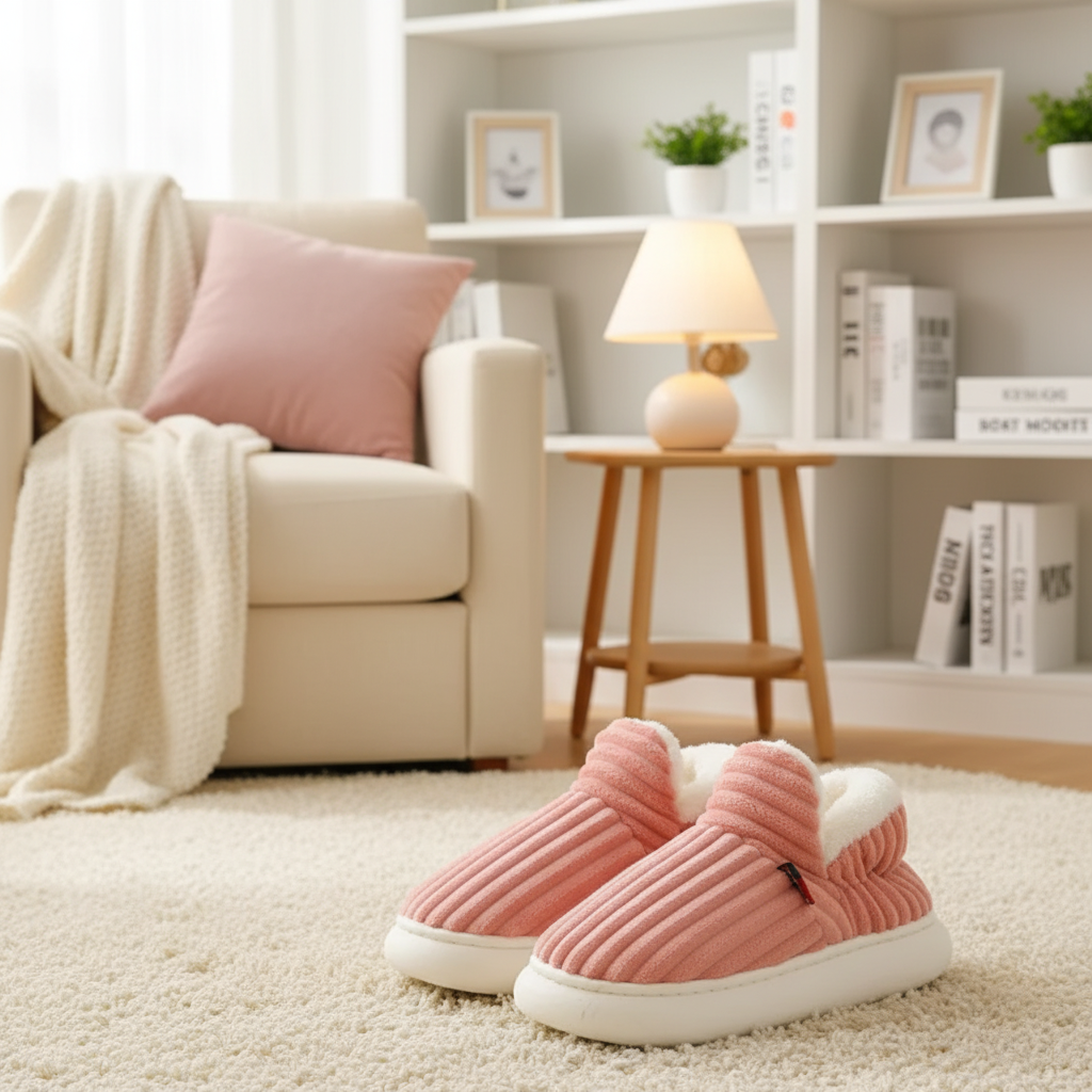 Kids Slippers | Grip Sole | Insulated Lining Lightweight Design Soft