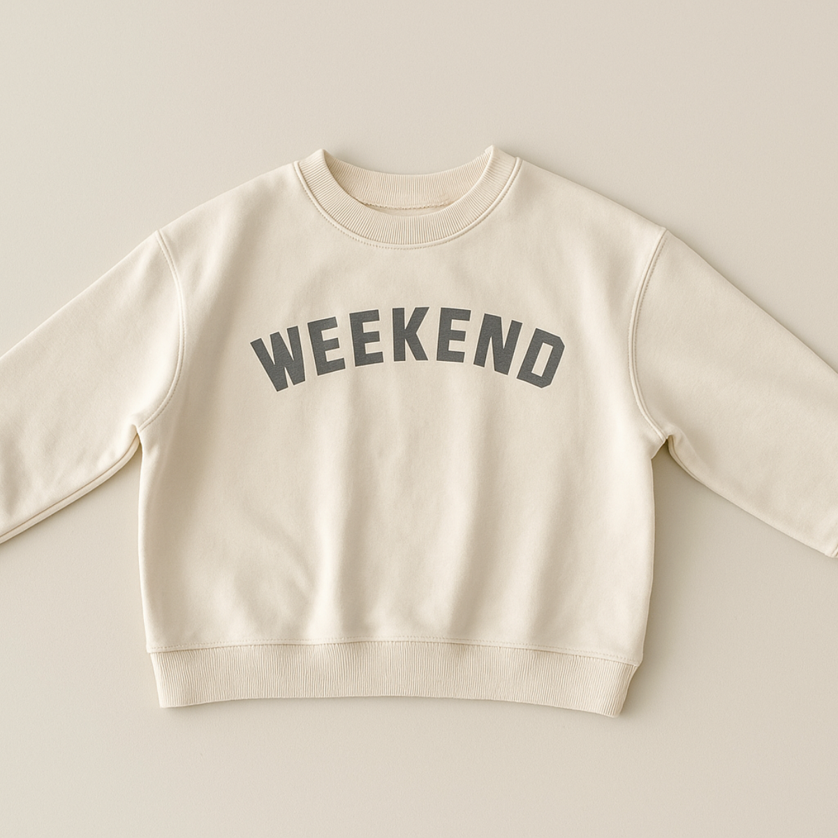 Kids Crewneck Sweater | Long Sleeve | Unisex Design Fabric Toddler