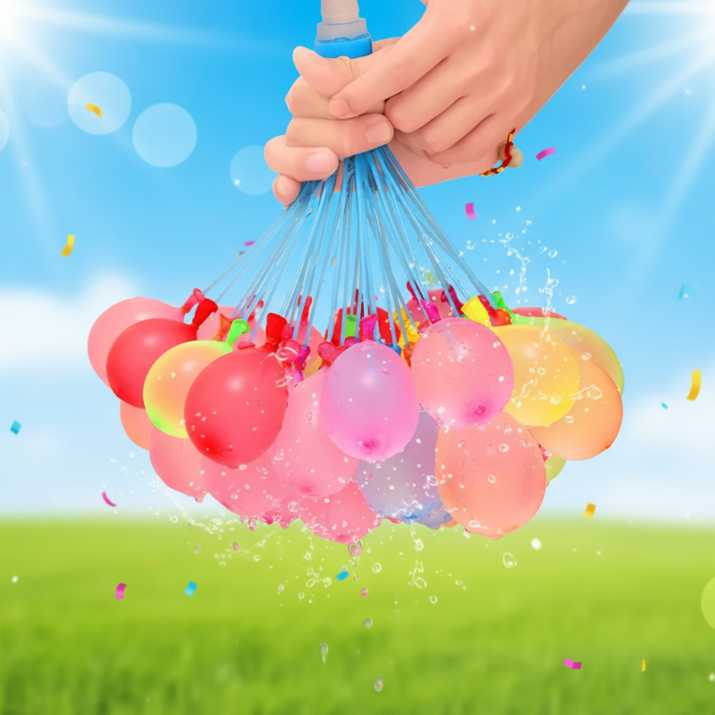 Kids Water Balloons | Quick Fill Design | Summer Play Soft Fabric