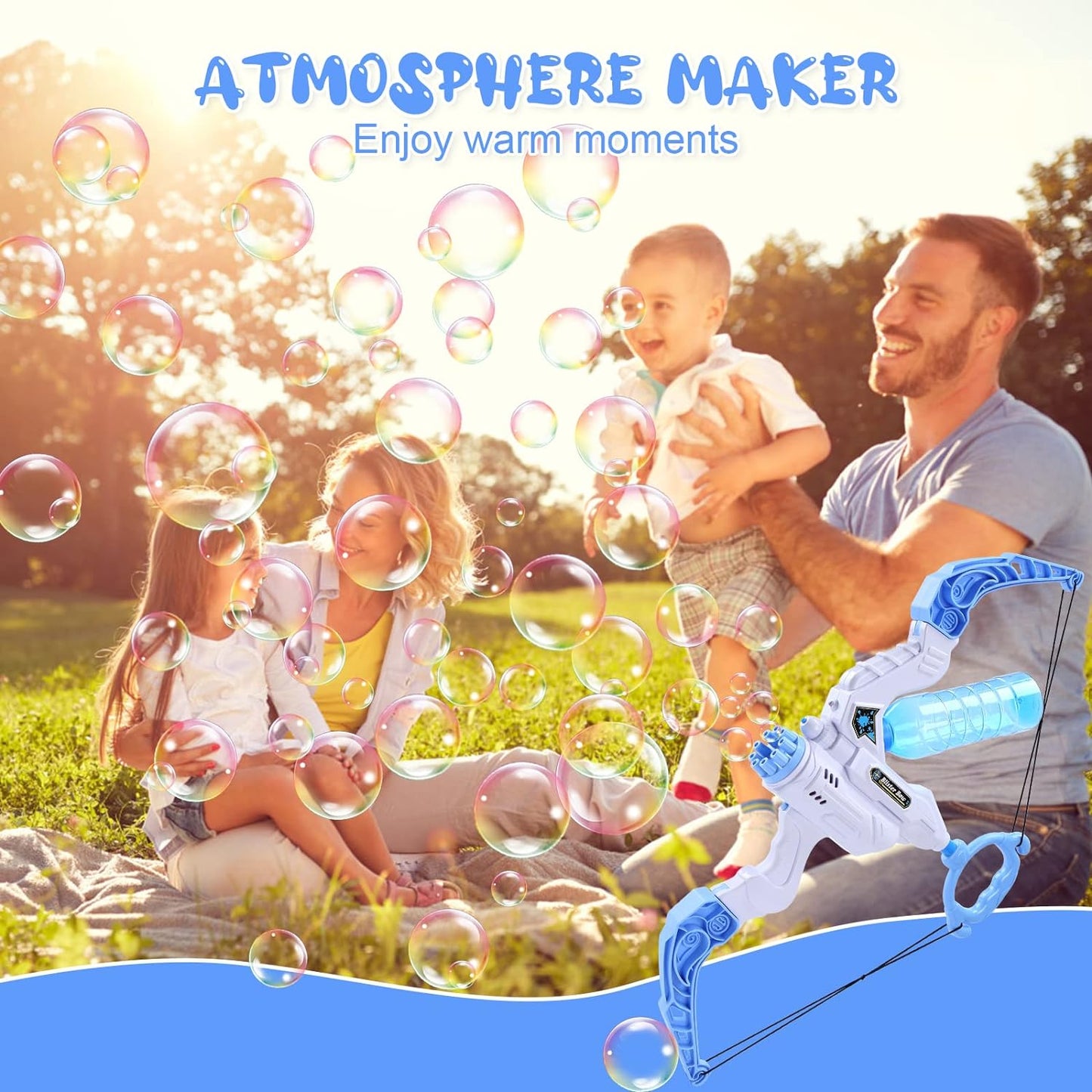 TrendyToys – Active & Creative – 2-in-1 Arch Bubble Blowing Machine