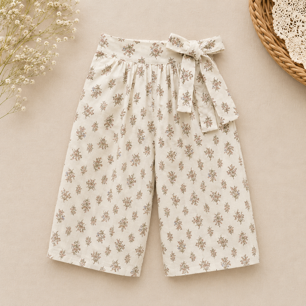 Chic Skirt & Wide Leg Pants – Elegant & Comfort – Loose Children's Clothing
