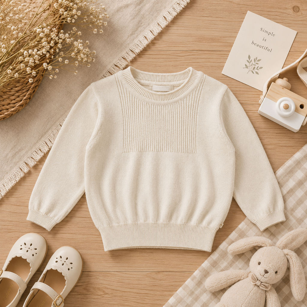 Thin Cotton Pullover β Light & Comfort β Knitted Kids Sweater