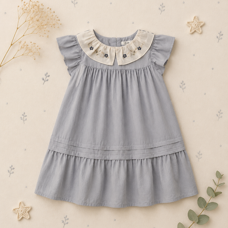 Kids Girls Dress | Structured Design | Party Wear Comfortable Design
