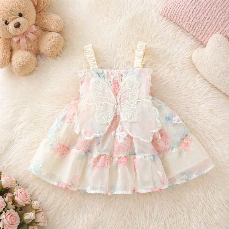 Girls Butterfly Dress – Cute & Airy – Children's Dress