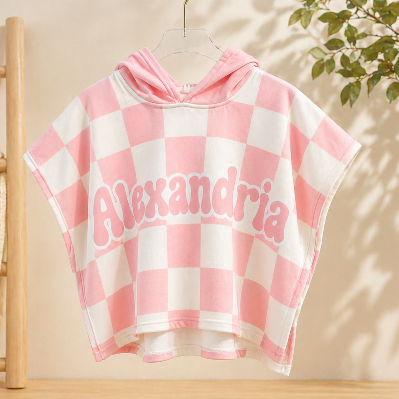 Kids Hooded Towel | Personalized | Bath Time Lightweight Design Soft