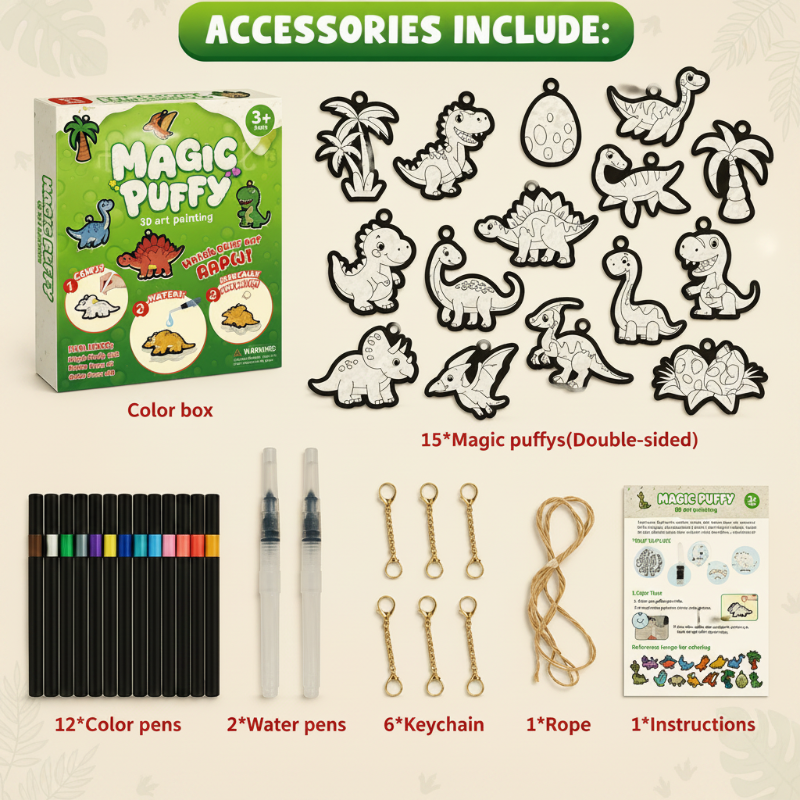 Magic Puff Paint – Creative & Interactive – Craft Set with Magical Foam Texture
