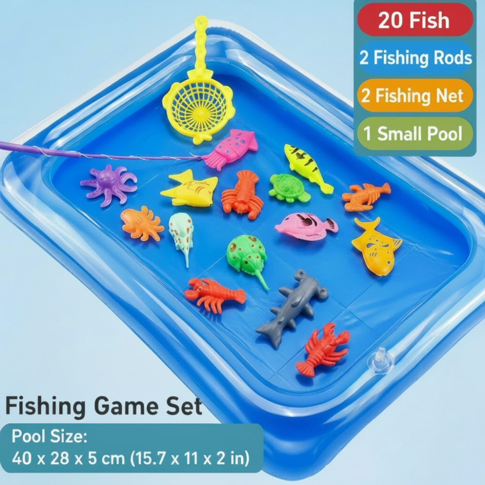 Kids Fishing Game | Magnetic Poles | Fine Motor Skills Unisex Design