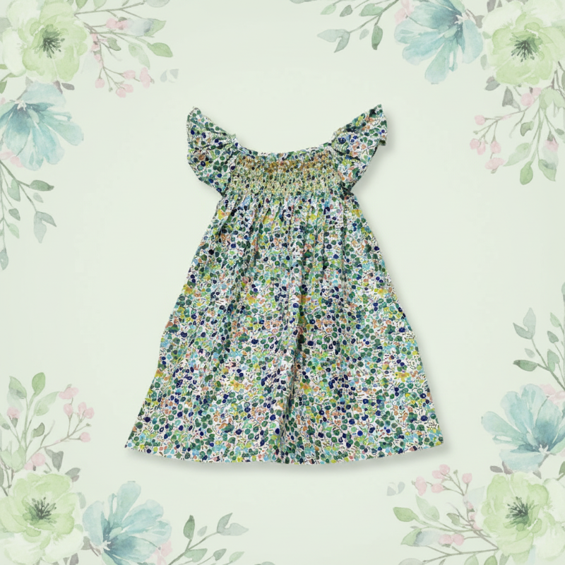 Floral Dress β Light & Airy β Girls Flutter Sleeve Dress
