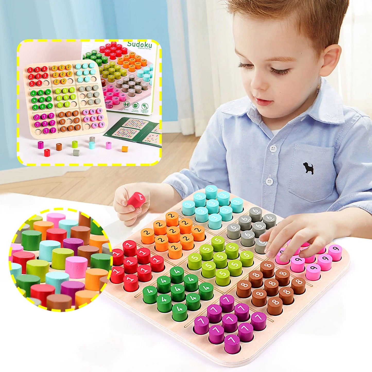 Woods™ - Hours of Playful Fun! - Wooden 3D Sudoku
