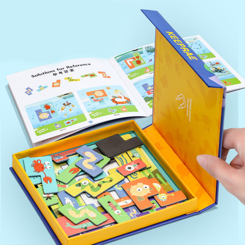 Kids Ocean Puzzle | Sea Creatures | Multi Piece Elastic Waistband