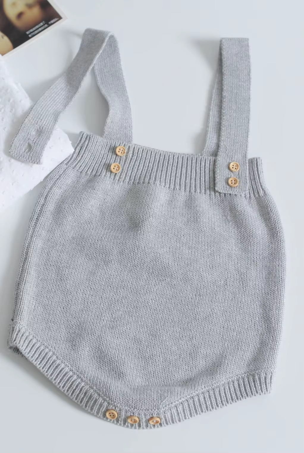 Kids Baby Romper | Printed Knit | Snap Closure Unisex Design Cotton