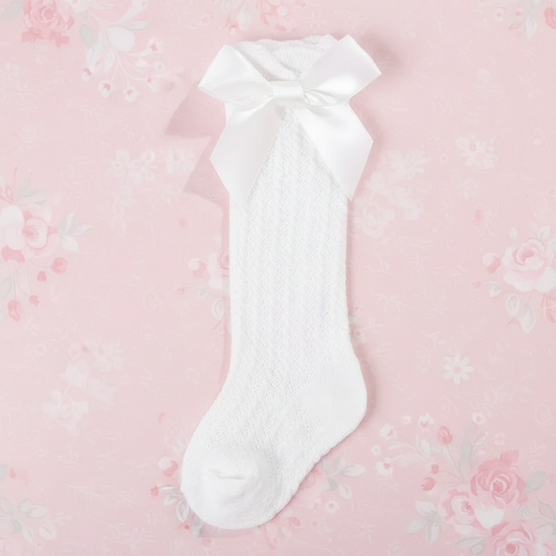 Kids Knee Socks | Bow Detail Design | Cotton Blend Unisex for Boys
