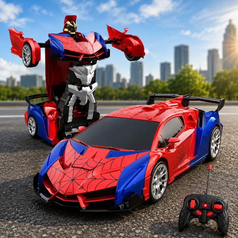 Kids Transforming Toy | RC Car to Robot | Educational Soft Fabric