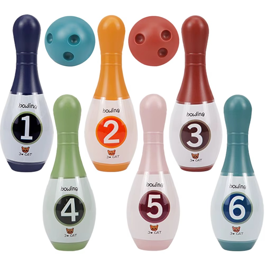 Kids Bowling Set | Learning Game Design | Indoor Play Unisex Boys
