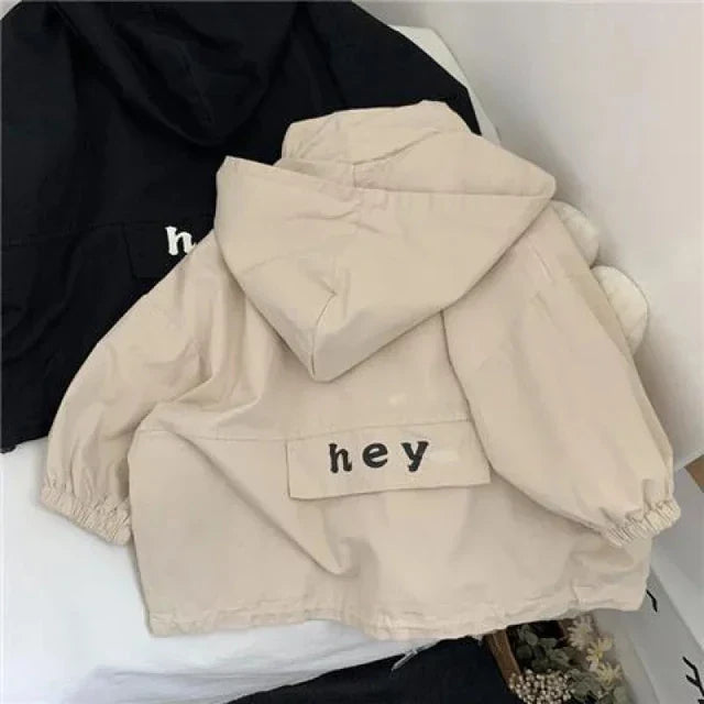 Kids Windbreaker | Weatherproof Hood | Unisex Design Fabric Unisex