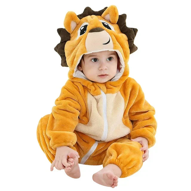 Mini Fashion - Sustainable & Washable - Animal Romper Onesie (0-24 months)