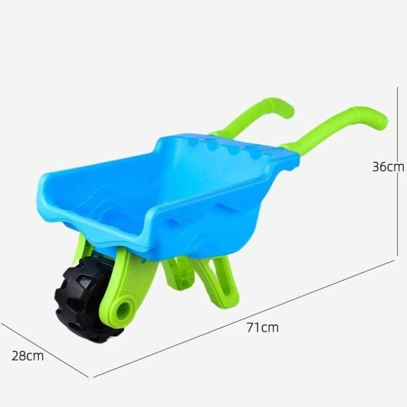 BeachFun – Discovering & Fun – Sand & Beach Wheelbarrow Set