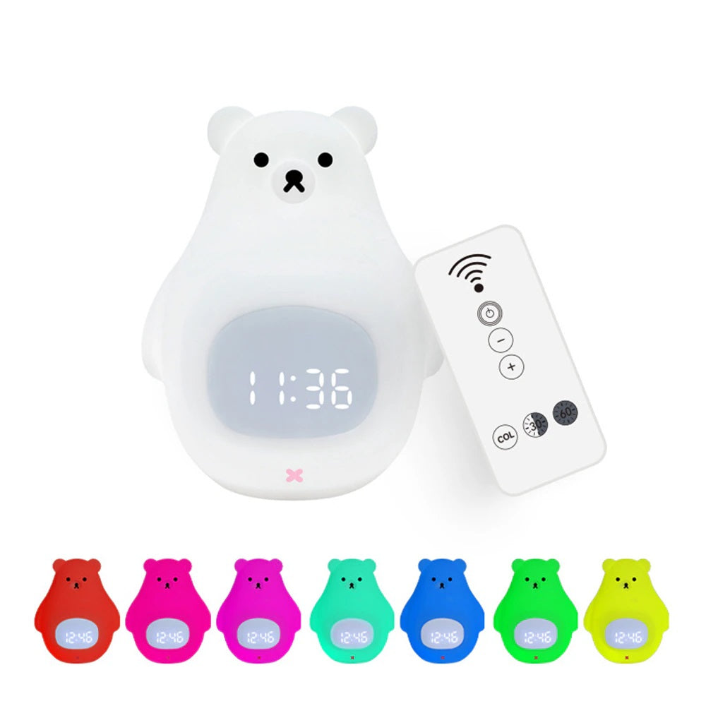 Kids Alarm Clock | LED Light | Sleep Trainer Lightweight Design Soft