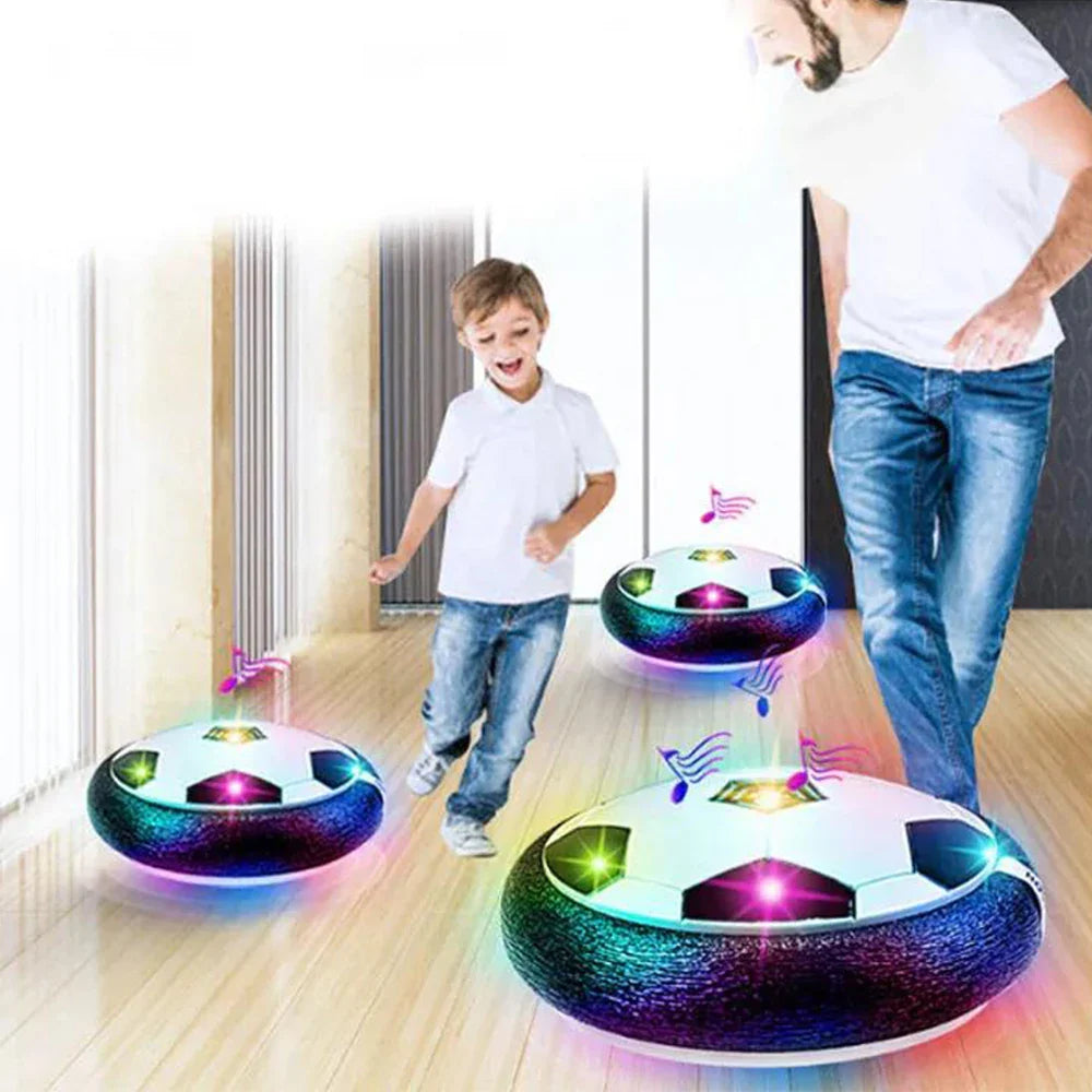 Kids Hovering Football | LED Lights | Unisex Design Fabric Toddler