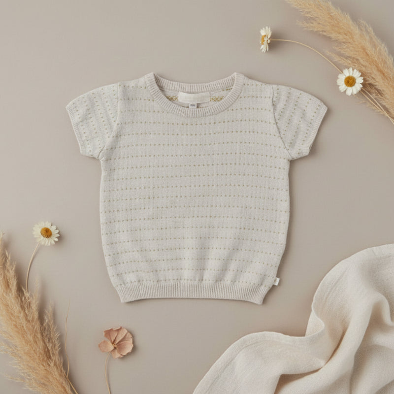 Kids Knit Top Skirt Set | Light Airy | Two Piece Machine for All Ages