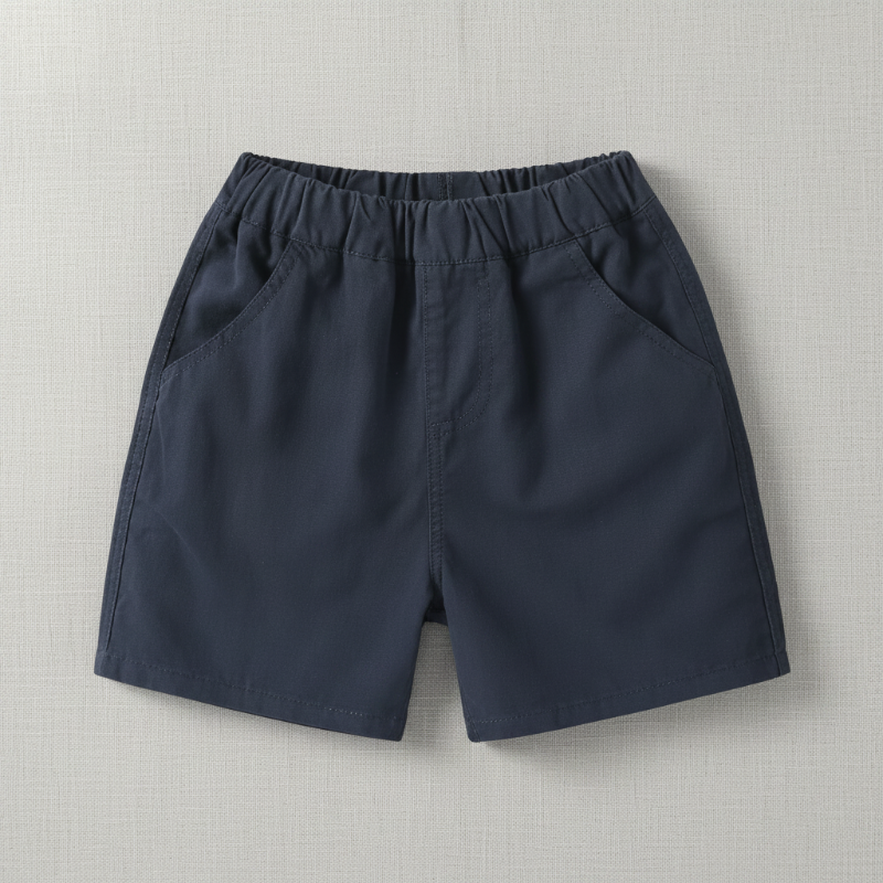 Kids Summer Shorts | Elastic Waist | Unisex Design Fabric for Boys