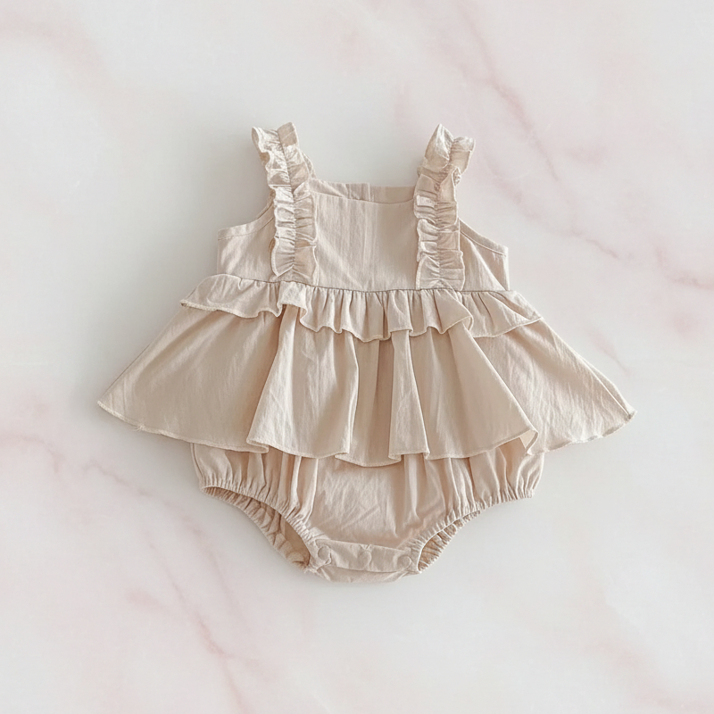 TinyBloom β Cute & Soft β Baby & Toddler Dress with Ruffles