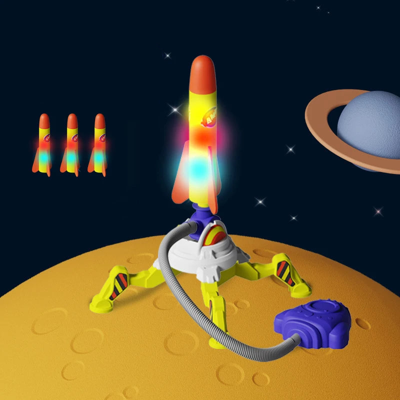 Kids Rocket Launcher Toy | Spring Launch | Outdoor Boys and Girls