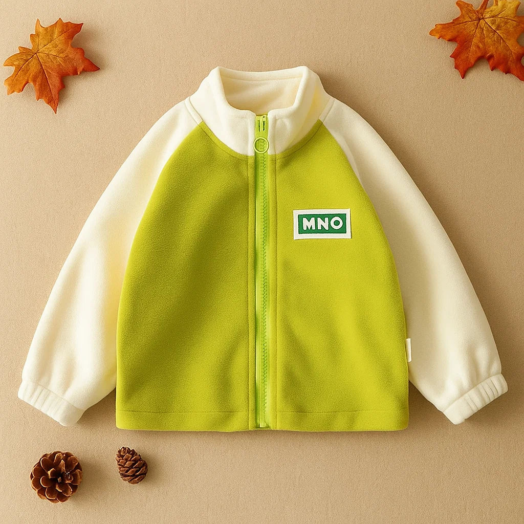 Kids Fleece Pullover | Insulated | Lambswool Texture Unisex Design