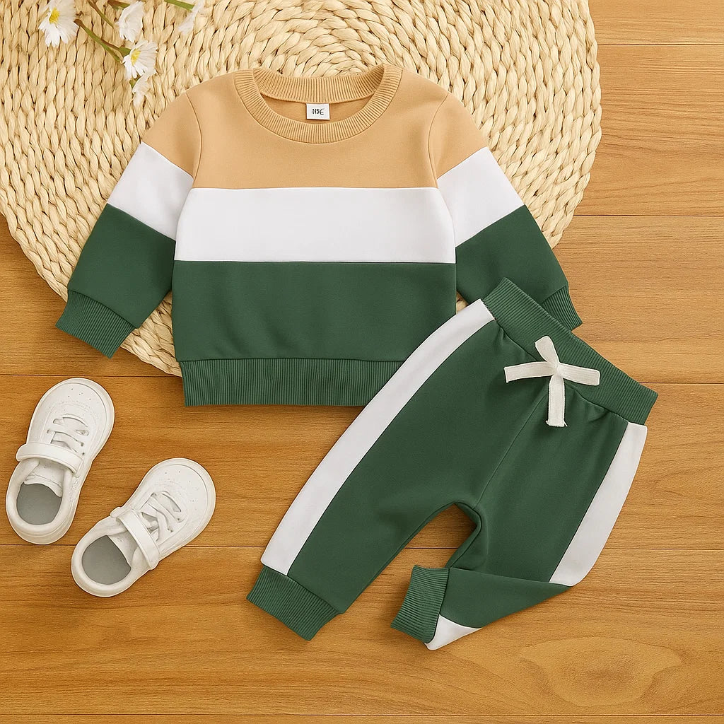 Kids Sweatshirt Set | Jogging Pants | Two Piece Outfit Unisex Design