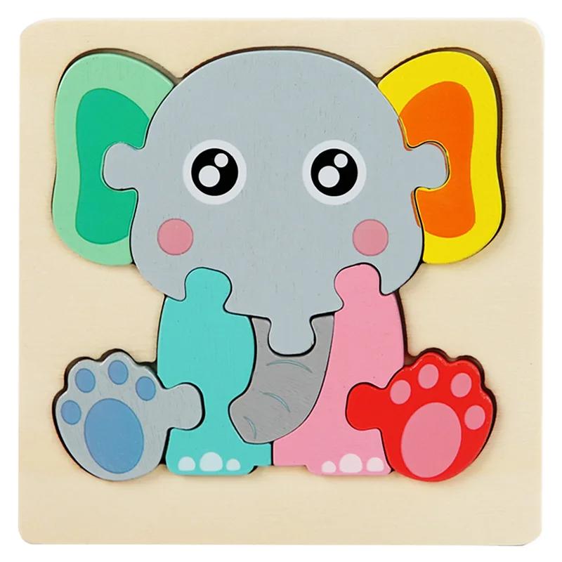 Kids Three Dimensional Wooden Puzzle | Animal Adventure | Jigsaws