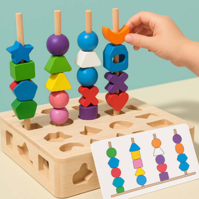 Kids Educational Toy | Wood Blocks | Learning Game Boys and Girls