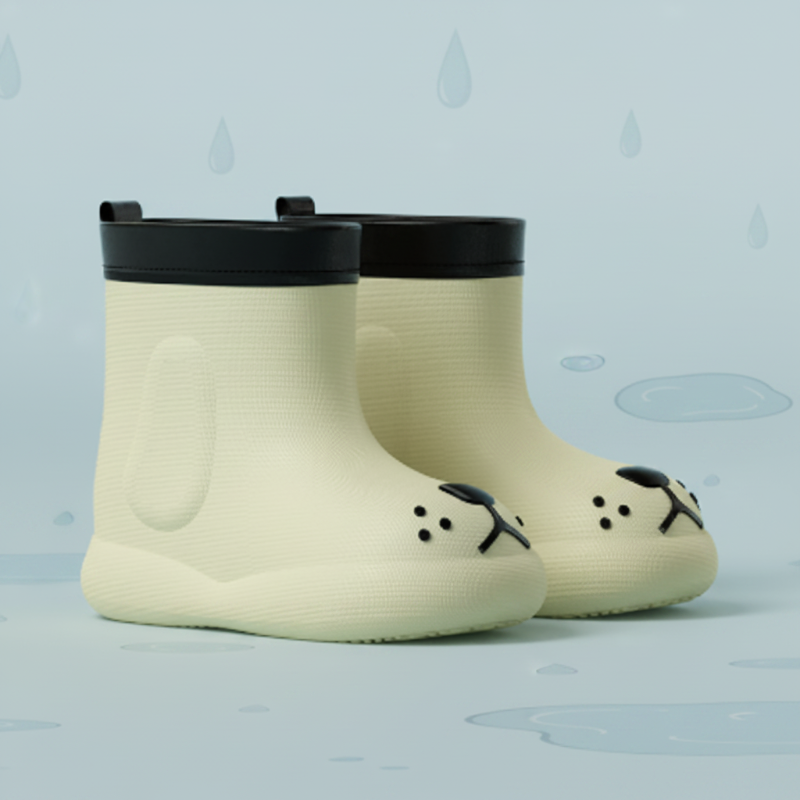 PuddlePaws – Waterproof & Playful – Woof Rain Boots