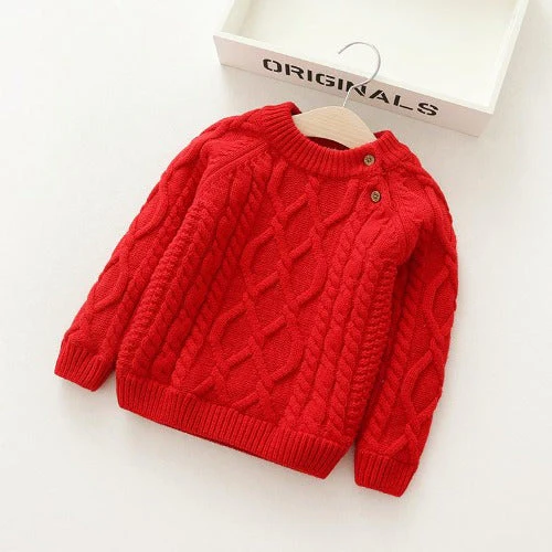 Kids Knitted Sweater | Printed Design | Winter Wear Unisex Design