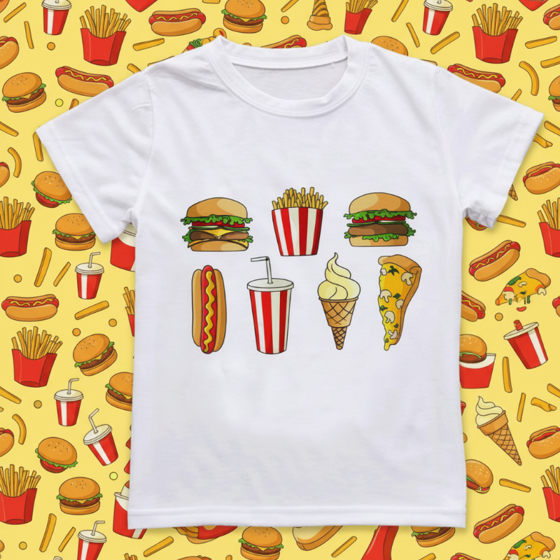 Kids Summer Tee | Cotton Blend Fabric | Crew Neck Unisex for Boys